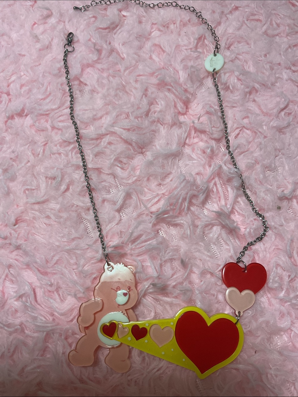 Erstwilder x Care Bears Love-a-Lot Bear Statement Necklace - Picture 3 of 6